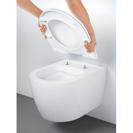 GROHE 103848SH00 - Wall-hung toilet START ROUND CERAMIC 368 × 543 mm durable white