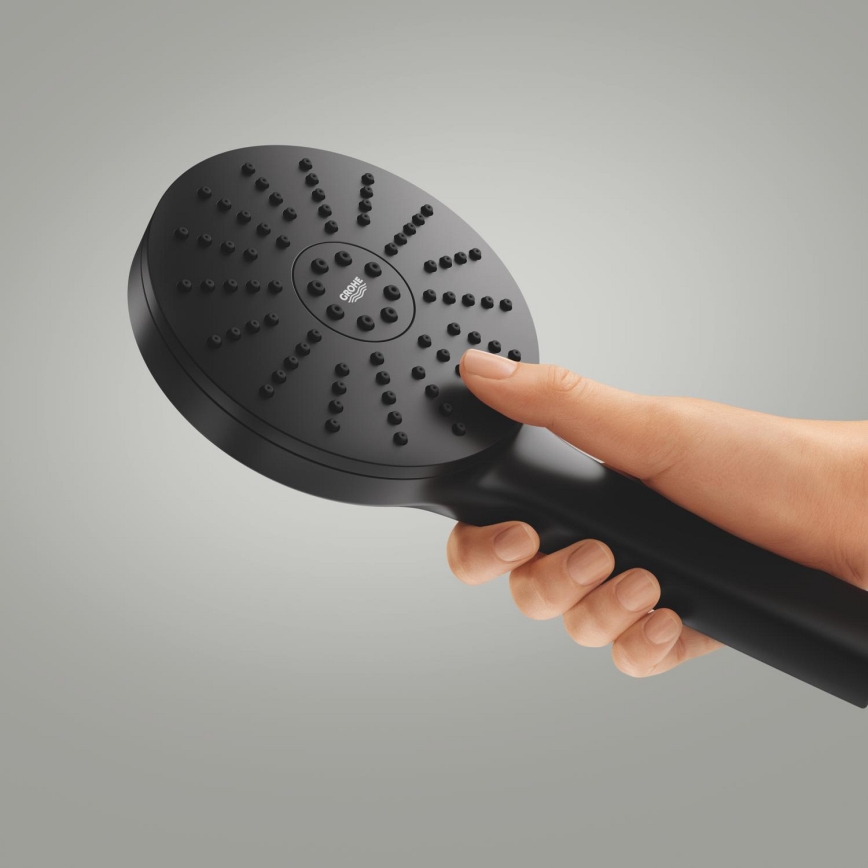 GROHE 1348632430 - VITALIO JOY+ 120 mm Hand Shower, Black