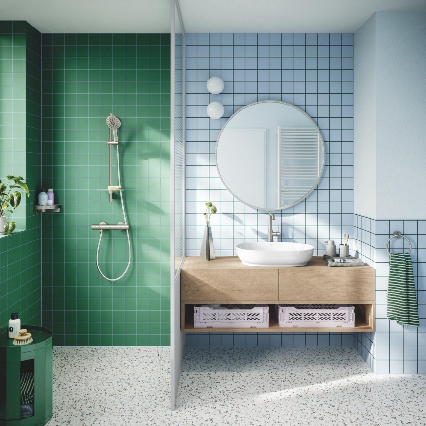 GROHE 134863DC00 - VITALIO JOY+ 120 mm Hand Shower, Matt Chrome