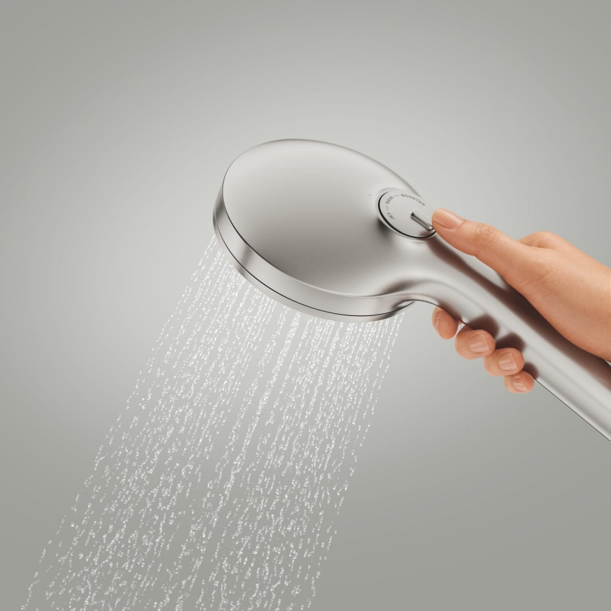GROHE 134863DC00 - VITALIO JOY+ 120 mm Hand Shower, Matt Chrome
