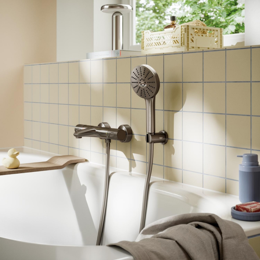GROHE 134865AL00 - VITALIO JOY+ 120 mm Graphite Shower Set