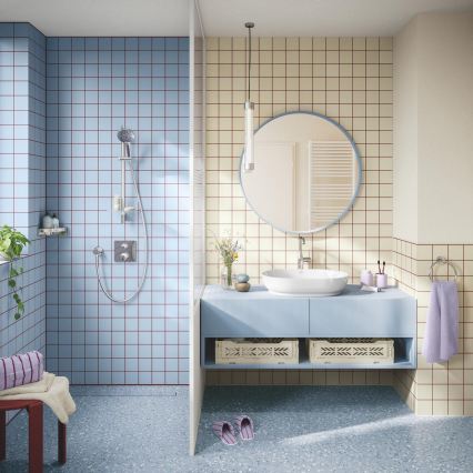 GROHE 1348660000 - VITALIO JOY+ 120 mm Shower Set, Polished Chrome