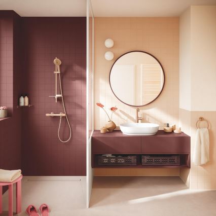 GROHE 134866DL00 - VITALIO JOY+ 120 mm Shower Set in Copper