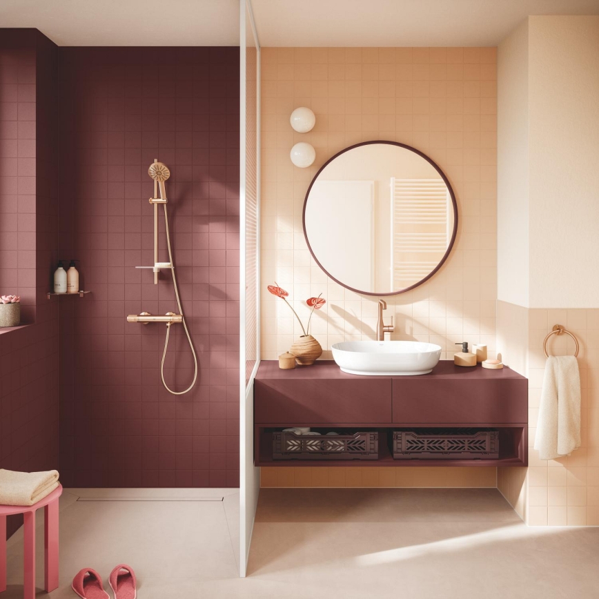 GROHE 134866DL00 - VITALIO JOY+ 120 mm Shower Set in Copper