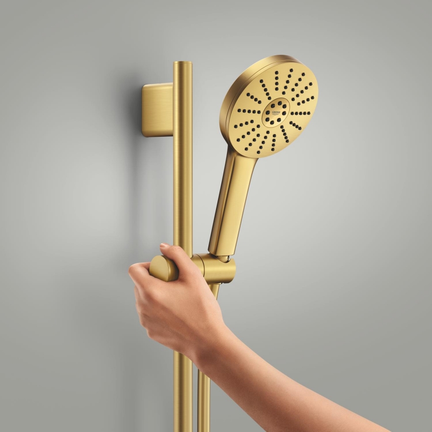 GROHE 134866GN00 - VITALIO JOY+ 120 mm Shower Set, Gold Finish