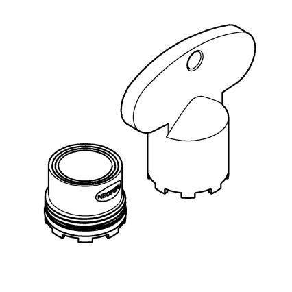 GROHE 13943000 - Aerator M 16.5 × 1 PCA 5.0 l/min Polished chrome