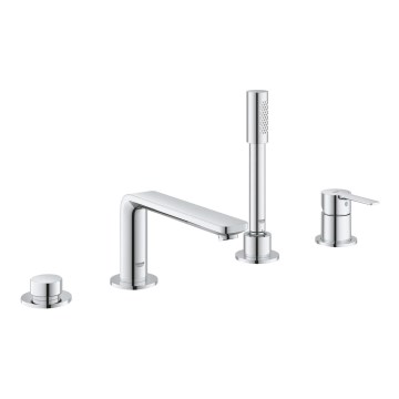 GROHE 19577001 - LINEARE 4-hole bath mixer set, polished chrome