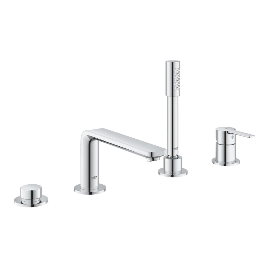GROHE 19577001 - LINEARE four-hole bath mixer set, polished chrome