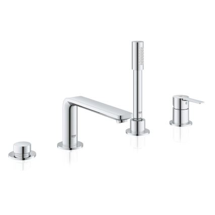 GROHE 19577001 - LINEARE four-hole bath mixer set, polished chrome