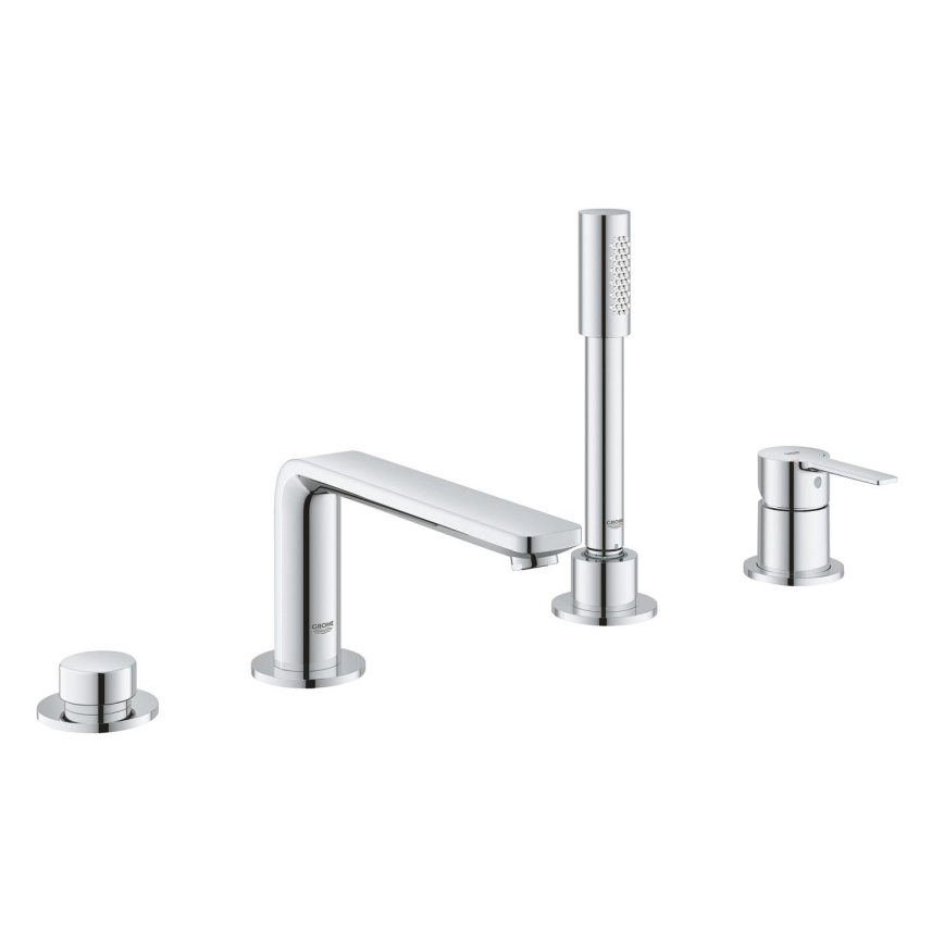 GROHE 19577001 - LINEARE four-hole bath mixer set, polished chrome