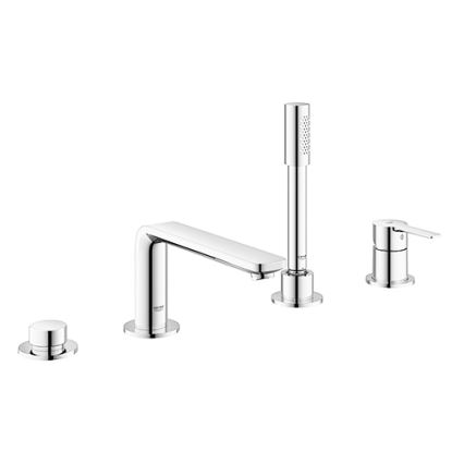 GROHE 19577001 - LINEARE four-hole bath mixer set, polished chrome