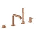 GROHE 19578DL1 - ESSENCE 4-Hole Bath Mixer, Bronze