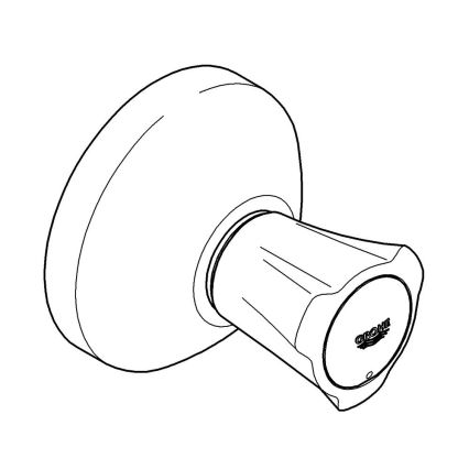 GROHE 19808001 - COSTA L Concealed Valve Trim, Polished Chrome