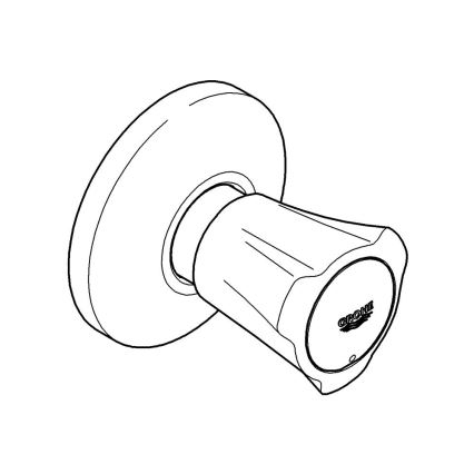 GROHE 19855001 - COSTA L concealed valve trim 10-35 mm, polished chrome