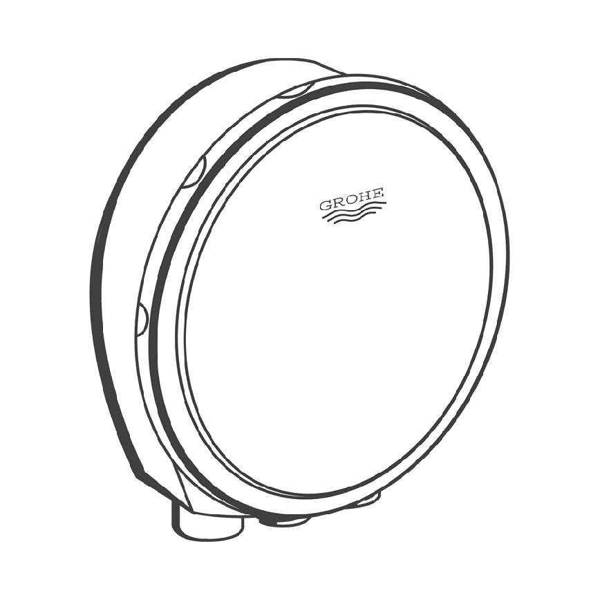 GROHE 19952000 – TALENTOFILL Bath Filler, Waste and Overflow Set, Chrome