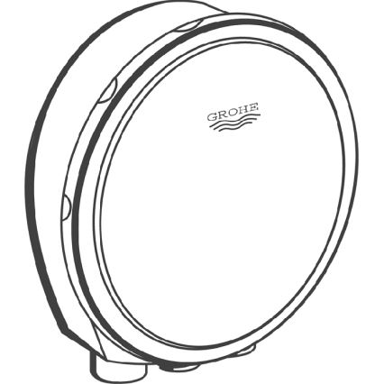 GROHE 19952DA0 - TALENTOFILL bathtub filler, waste and overflow set, gold