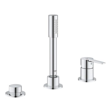 GROHE 19965001 - LINEARE three-hole bath mixer, polished chrome