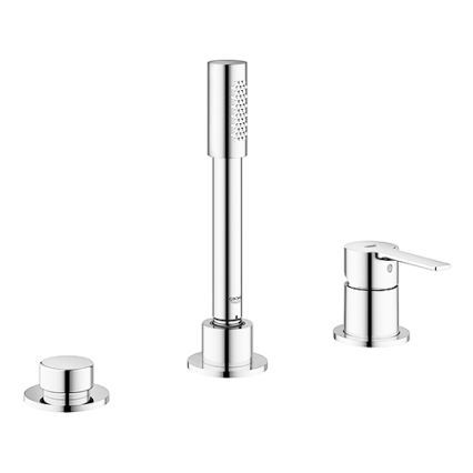GROHE 19965001 - LINEARE three-hole bath mixer, polished chrome