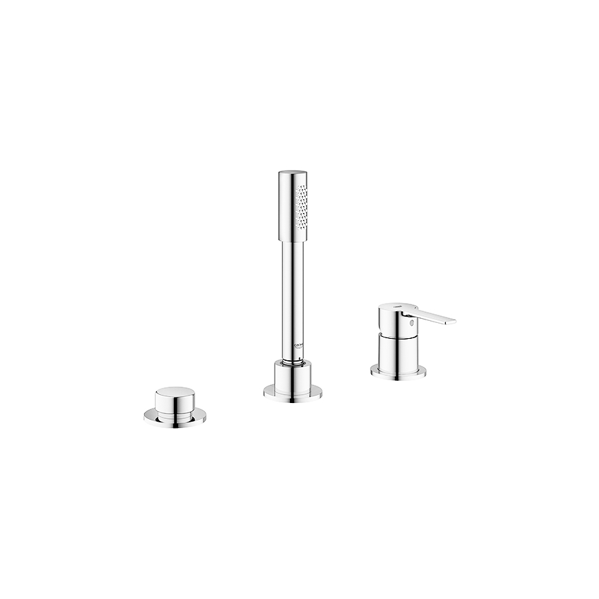 GROHE 19965001 - LINEARE three-hole bath mixer, polished chrome