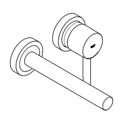 GROHE 19967A01 - ESSENCE 230 mm Basin Mixer, Graphite