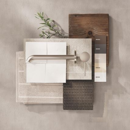 GROHE 19967DC1 - ESSENCE 230 mm Two-hole washbasin mixer, stainless steel