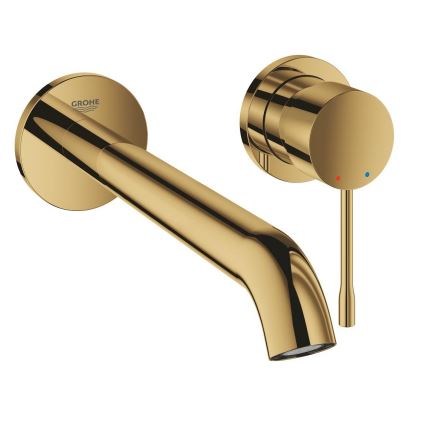 GROHE 19967GL1 - ESSENCE two-hole washbasin mixer 230 mm gold
