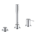 GROHE 19976001 - ESSENCE Three-Hole Bath Mixer, Polished Chrome