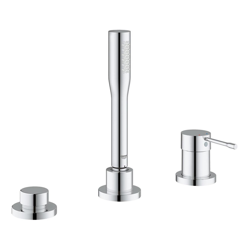 GROHE 19976001 - ESSENCE Three-Hole Bath Mixer, Polished Chrome