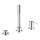GROHE 19976001 - ESSENCE Three-Hole Bath Mixer, Polished Chrome