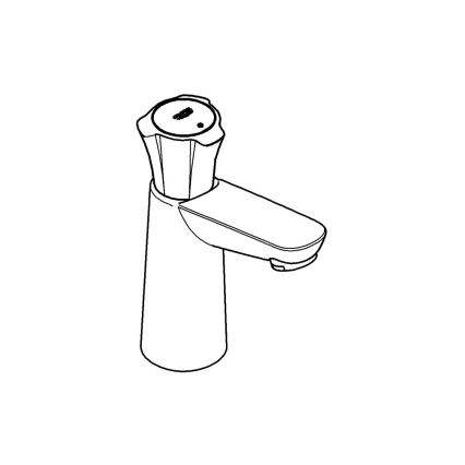 GROHE 20186001 - COSTA L DN 15 Deck-mounted valve, Polished chrome