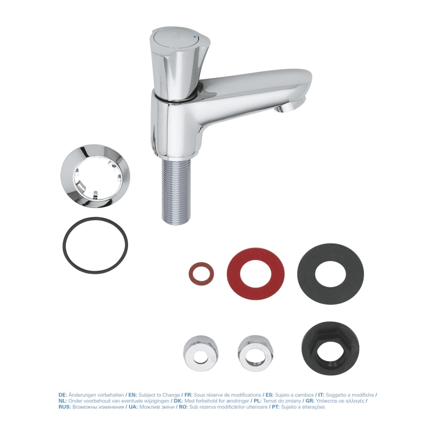 GROHE 20404001 - COSTA L Deck-Mounted Valve DN 15, Polished Chrome