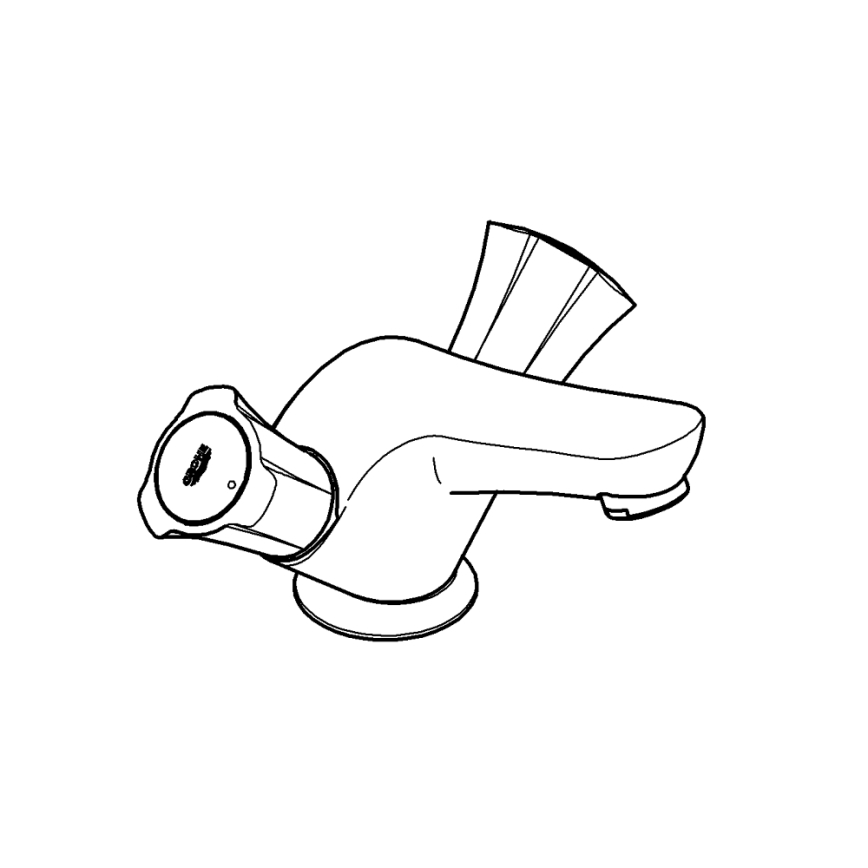 GROHE 21390001 - COSTA L Basin Mixer DN 15, Polished Chrome