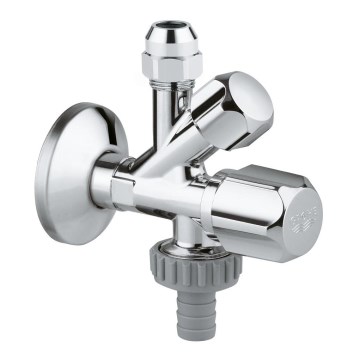 GROHE 22035000 - UNIVERSAL combination angle valve DN 15, polished chrome