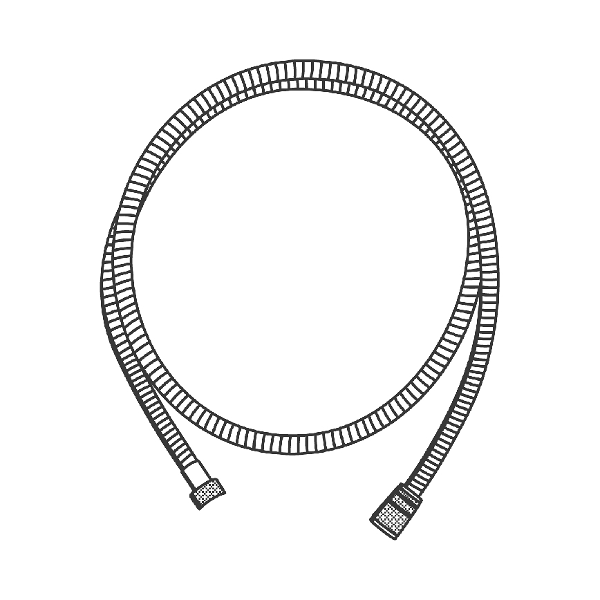 GROHE 22100000 - VITALIOFLEX METAL LONG-LIFE 1750 mm shower hose, chrome