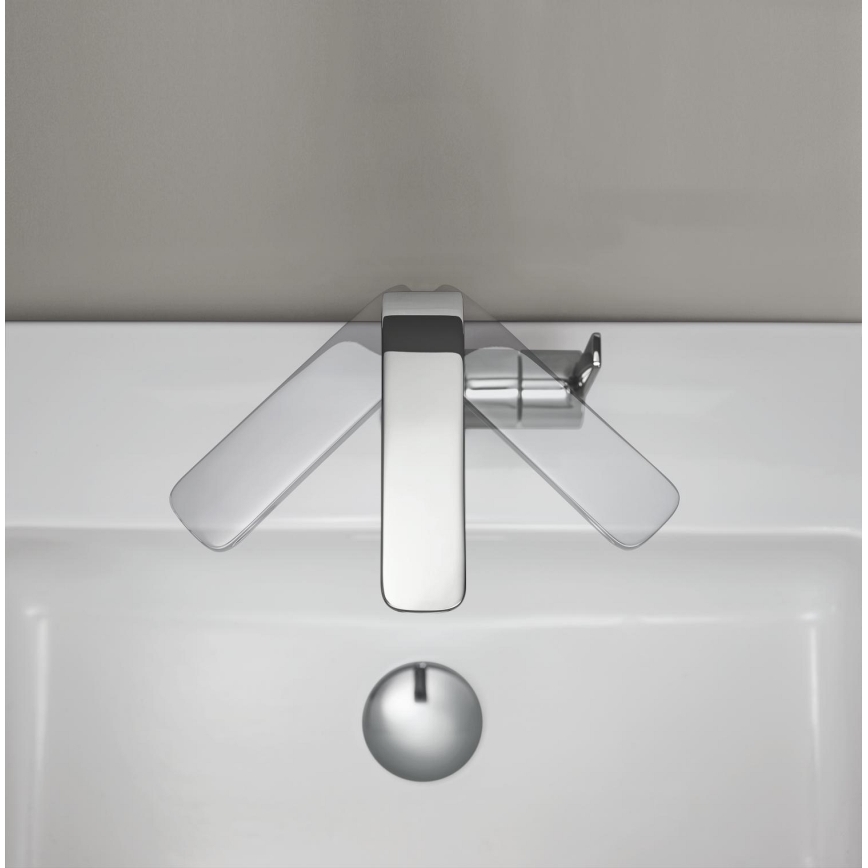 GROHE 23296001 - LINEARE Basin Mixer Size L, Polished Chrome