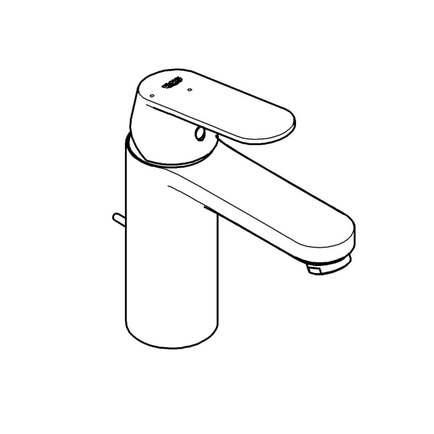 GROHE 2339600E - EUROSMART COSMOPOLITAN basin mixer DN 15, size M, chrome