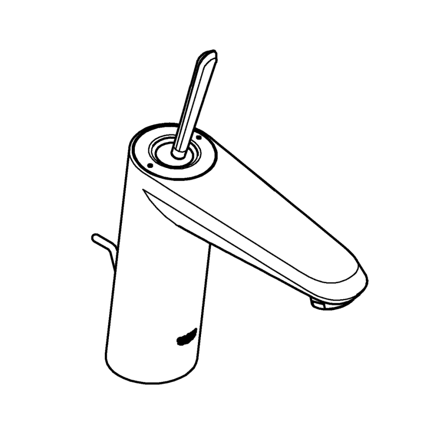 GROHE 23427000 - EURODISC JOY Basin Mixer DN 15, Size M, Polished Chrome