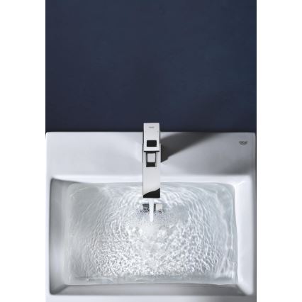 GROHE 23445000 - EUROCUBE Basin Mixer, Size M, Polished Chrome