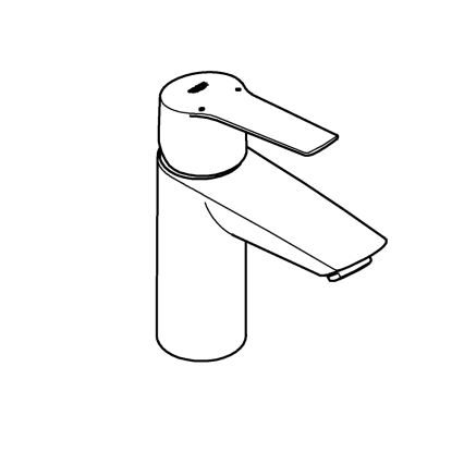 GROHE 23550002 - START Basin Mixer DN 15, Polished Chrome