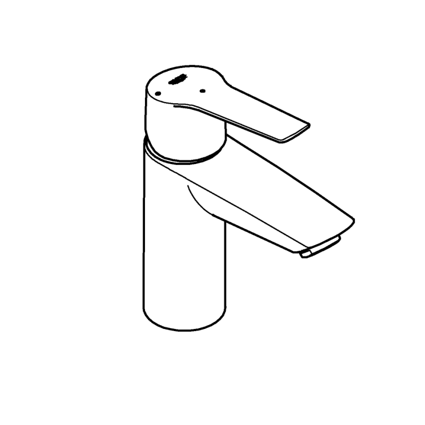 GROHE 235512432 - START Basin Mixer, Size S, Black