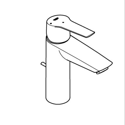 GROHE 235522432 - START Basin Mixer 192 mm Black