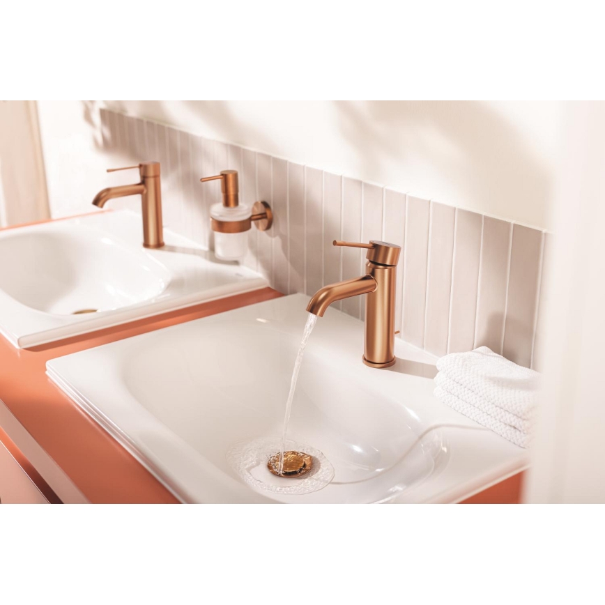 GROHE 23589DL1 - Washbasin mixer ESSENCE size S Copper