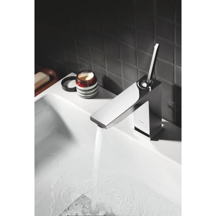 GROHE 23657000 - EUROCUBE JOY Basin Mixer, Size M, Polished Chrome
