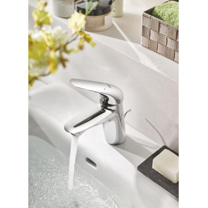 GROHE 23707003 - EUROSTYLE 163 mm Basin Mixer, Polished Chrome