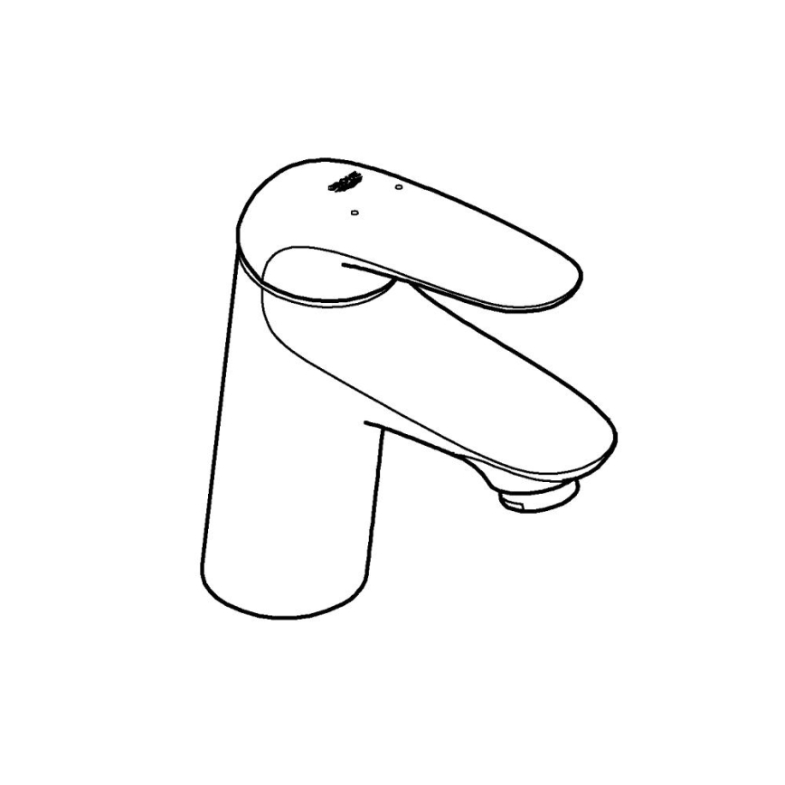 GROHE 23715003 - EUROSTYLE Washbasin Mixer, Size S, Polished Chrome