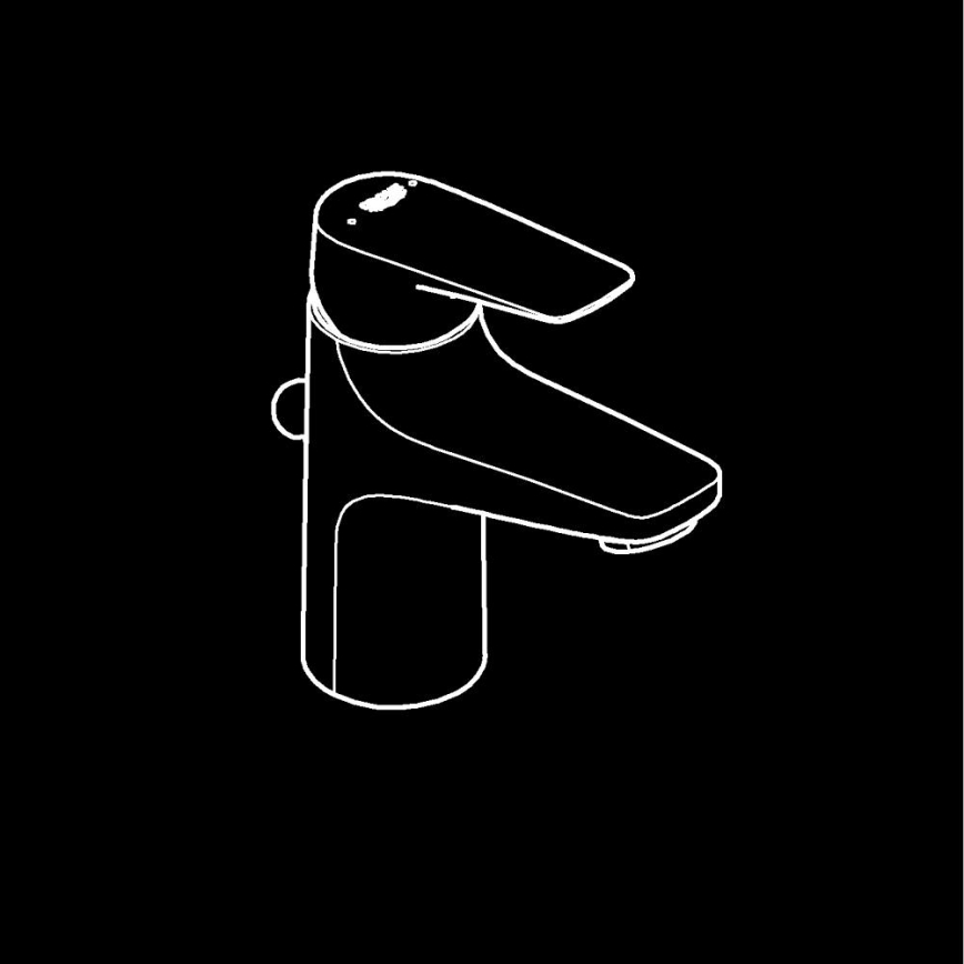 GROHE 23769000 - START FLOW Basin Mixer, Polished Chrome