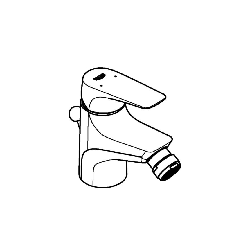 GROHE 23770000 - START FLOW Bidet Mixer, Polished Chrome