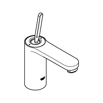 GROHE 23800000 - GET Basin Mixer, Size M, Polished Chrome