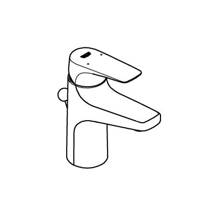 GROHE 23809000 - START FLOW Basin Mixer DN 15, Polished Chrome