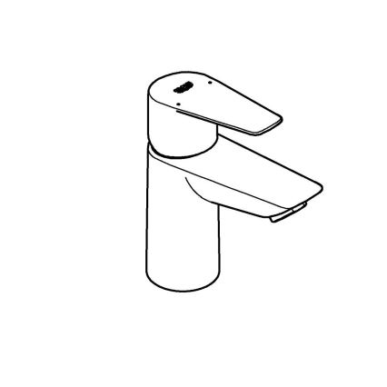 GROHE 23898001 - START EDGE Basin Mixer, Polished Chrome